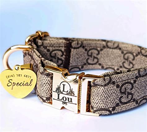 collar gucci para perro|Designer Dog & Cat Collars .